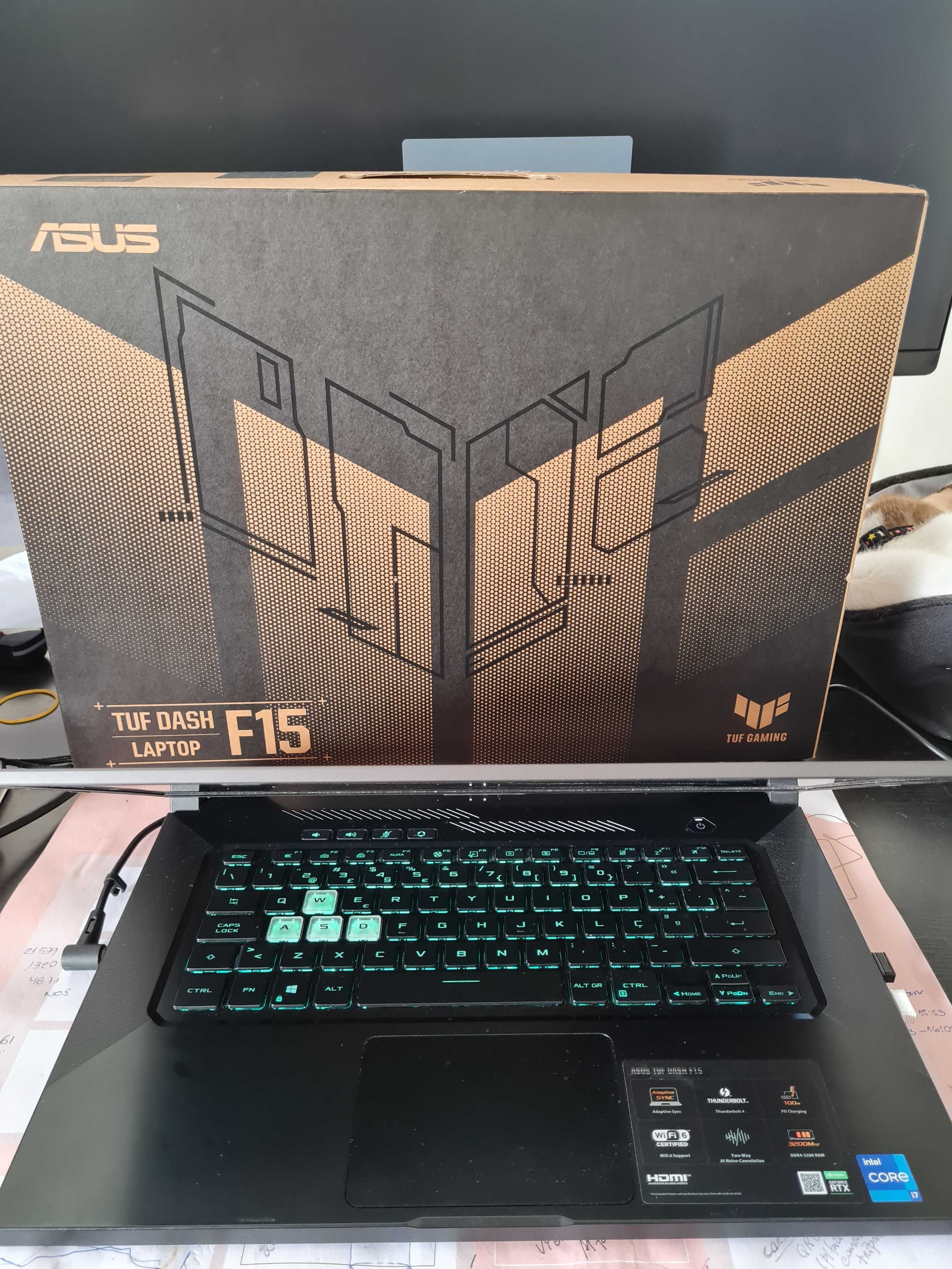 Asus TUF Dash F15 I7 16Gb Gaming com GARANTIA+ SEGURO