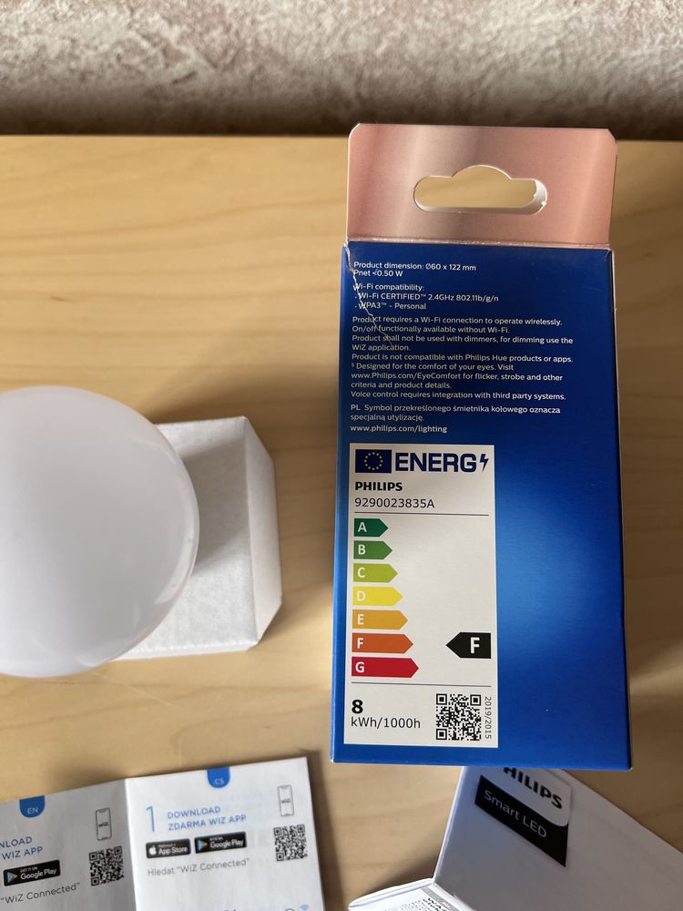 Philips Smart LED Żarówka E27 A60 8 W (60 W)