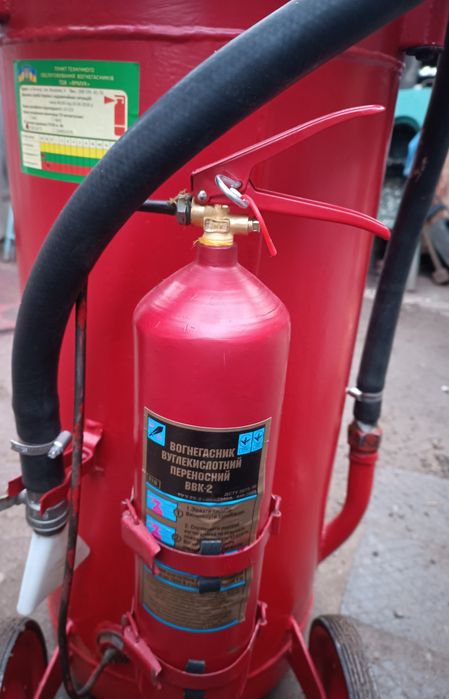 Вогнегасник ВП 100 великий 100 кг