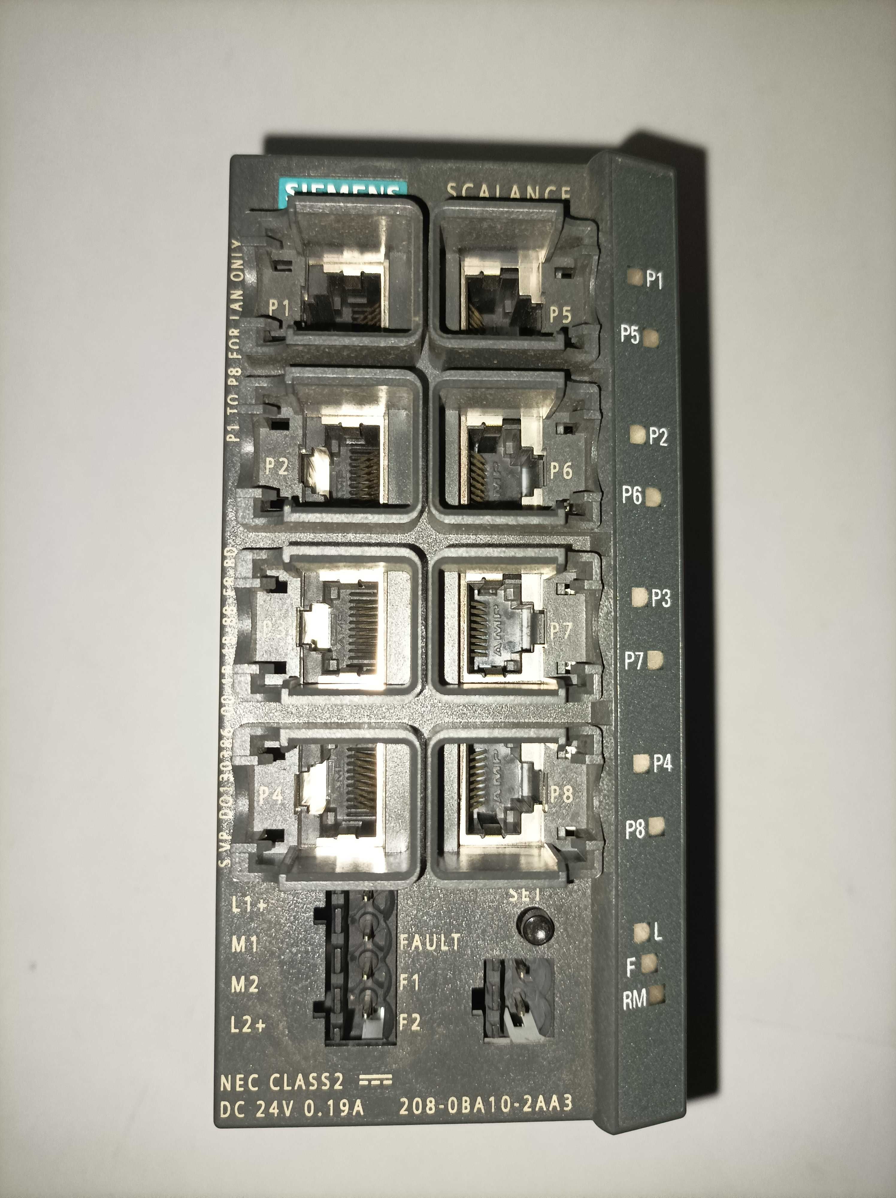 Siemens ethernet switch zarzadzalny