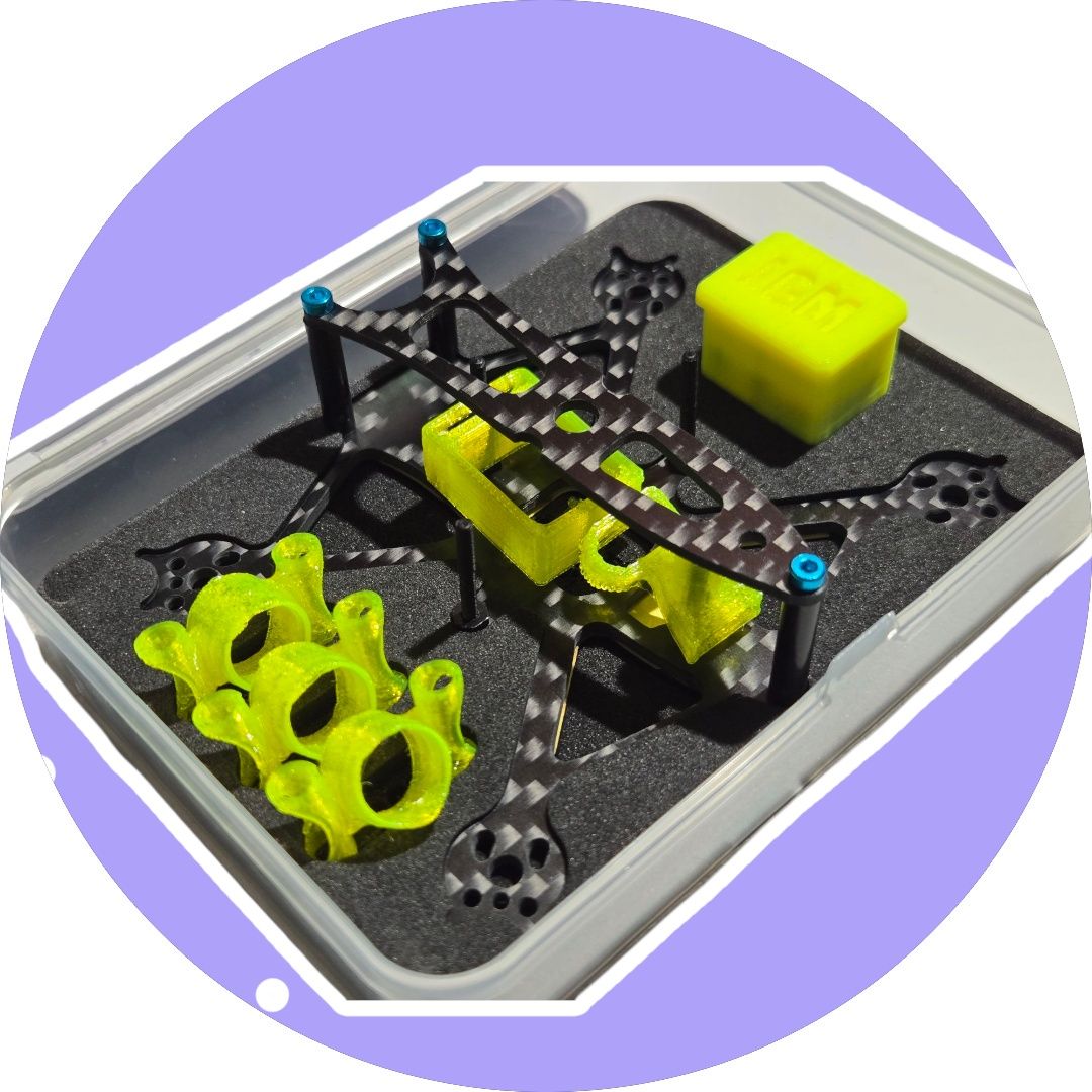 Jagitto 2 cale ramka FpV Analog & Hdzero