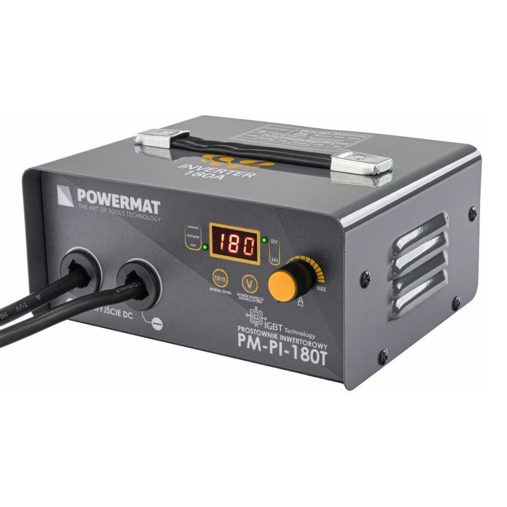 POWERMAT Prostownik Inwertorowy Akumulator Z Rozruchem 180a 12/24V 30a