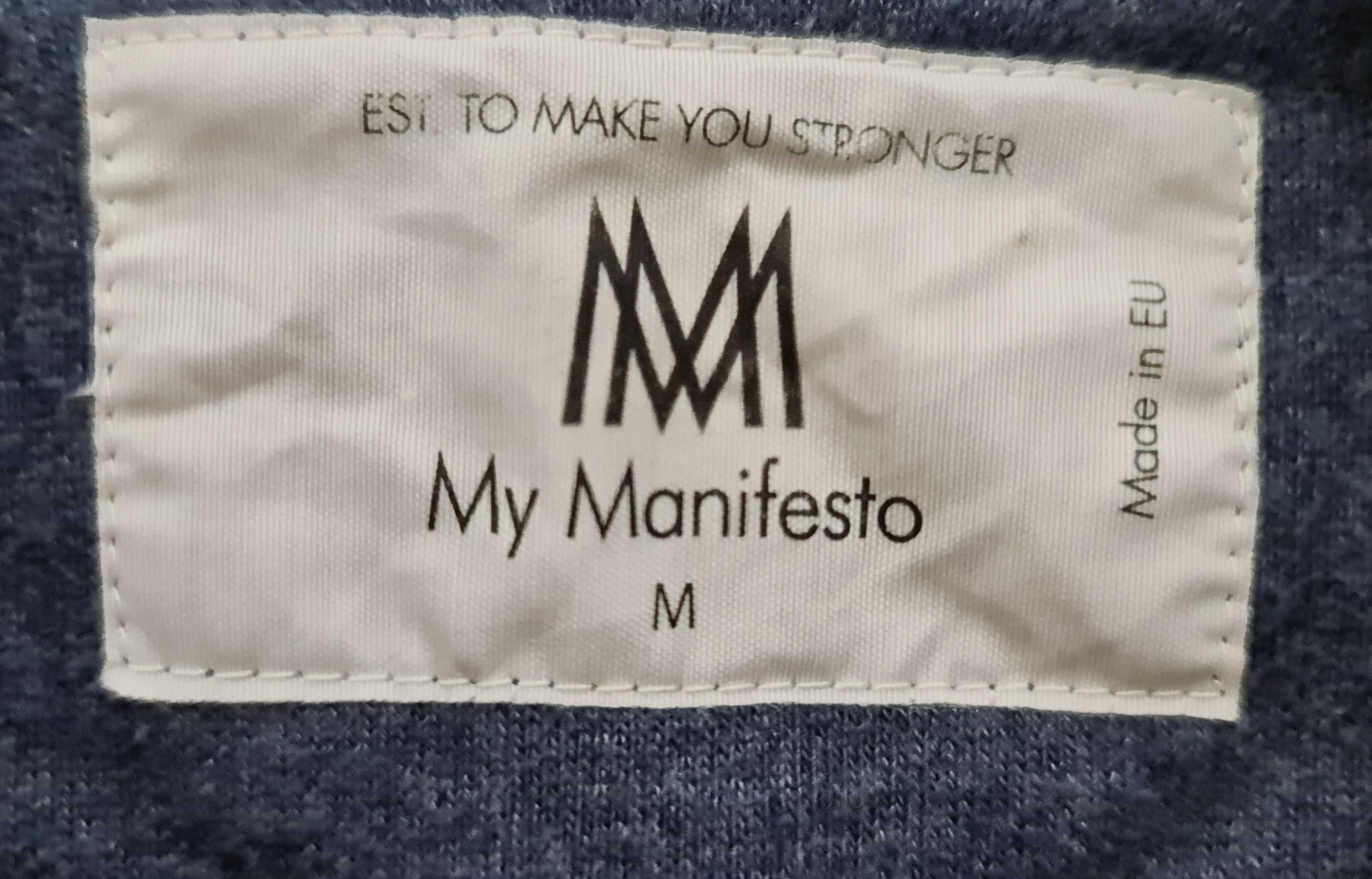 dresowy trencz płaszcz My Manifesto r. M