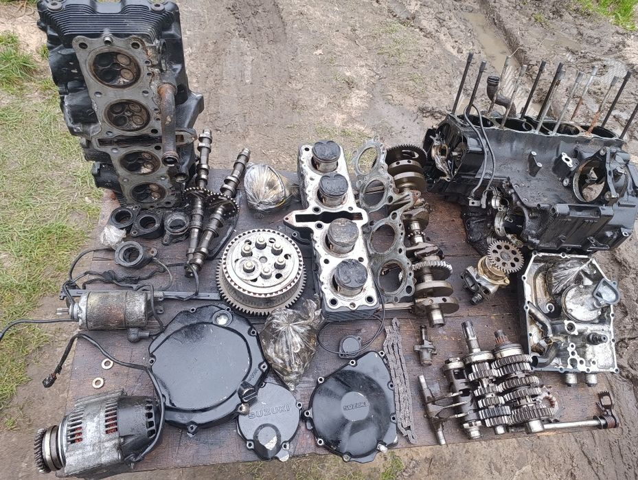 Części silnika Suzuki GSX 600 F GSXF Jajko n705 silnikowe część i1