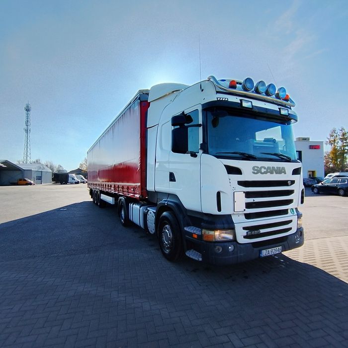 Zestaw Scania + naczepa krone
