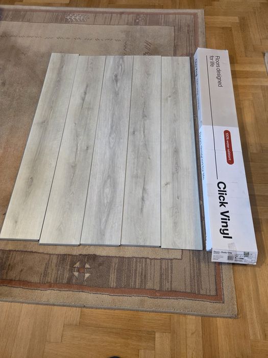 Panele winylowe Valinge Douro Dusty Grey z podkładem 57m2