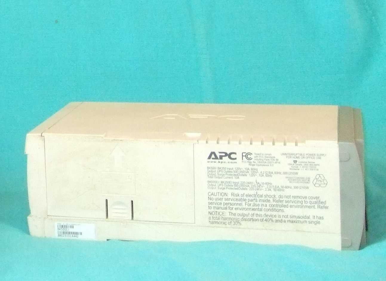 Бесперебойник APC Back-UPS CS 500 VA (без аккумулятора)