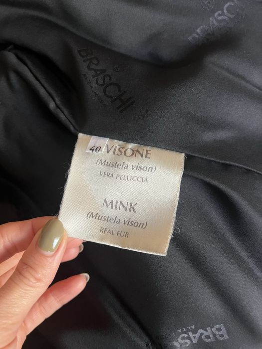 Норкова шуба ( Італія) XS / S / 40