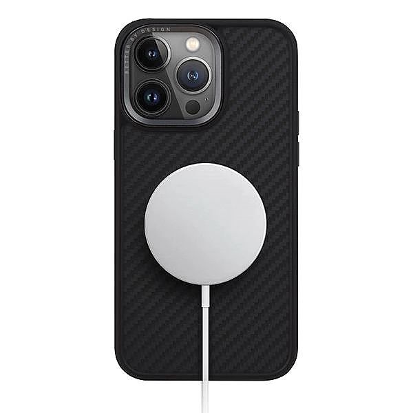 Etui UNIQ Keva Magclick Charging do iPhone 15 Pro Max - czarne