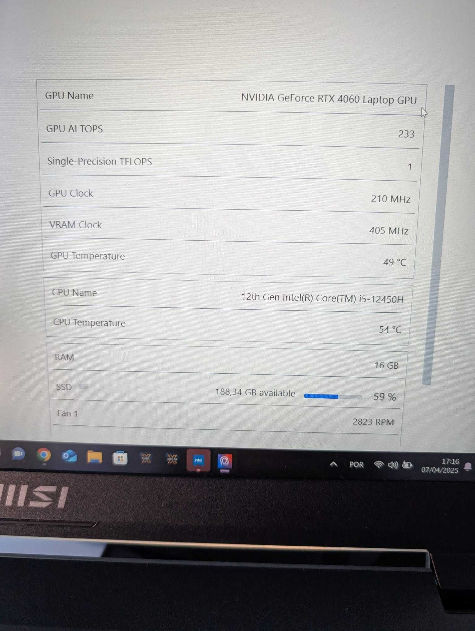 MSI Cyborg 15 A12V - Portátil Gaming de Alto Desempenho