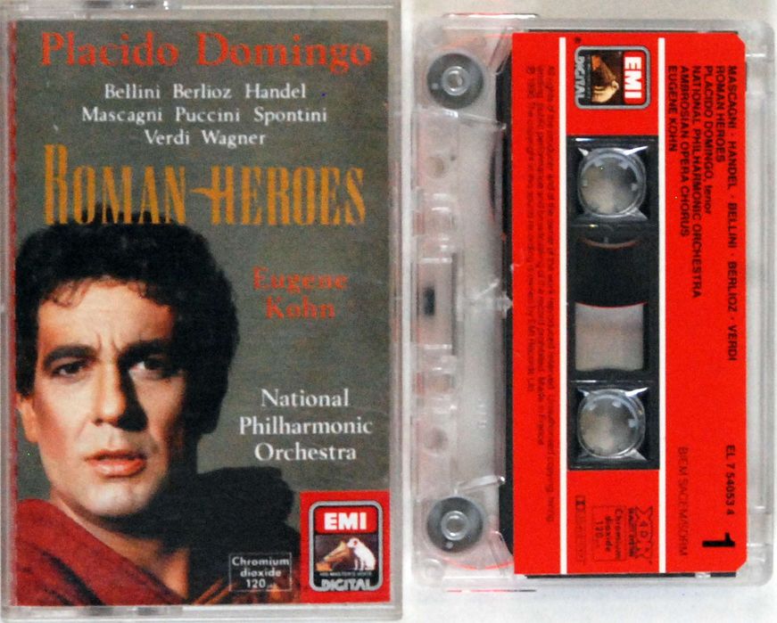 Placido Domingo - Roman Heroes (kaseta) BDB