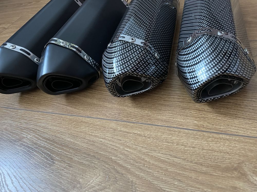 Прямоток akrapovic матовый, карбоновый