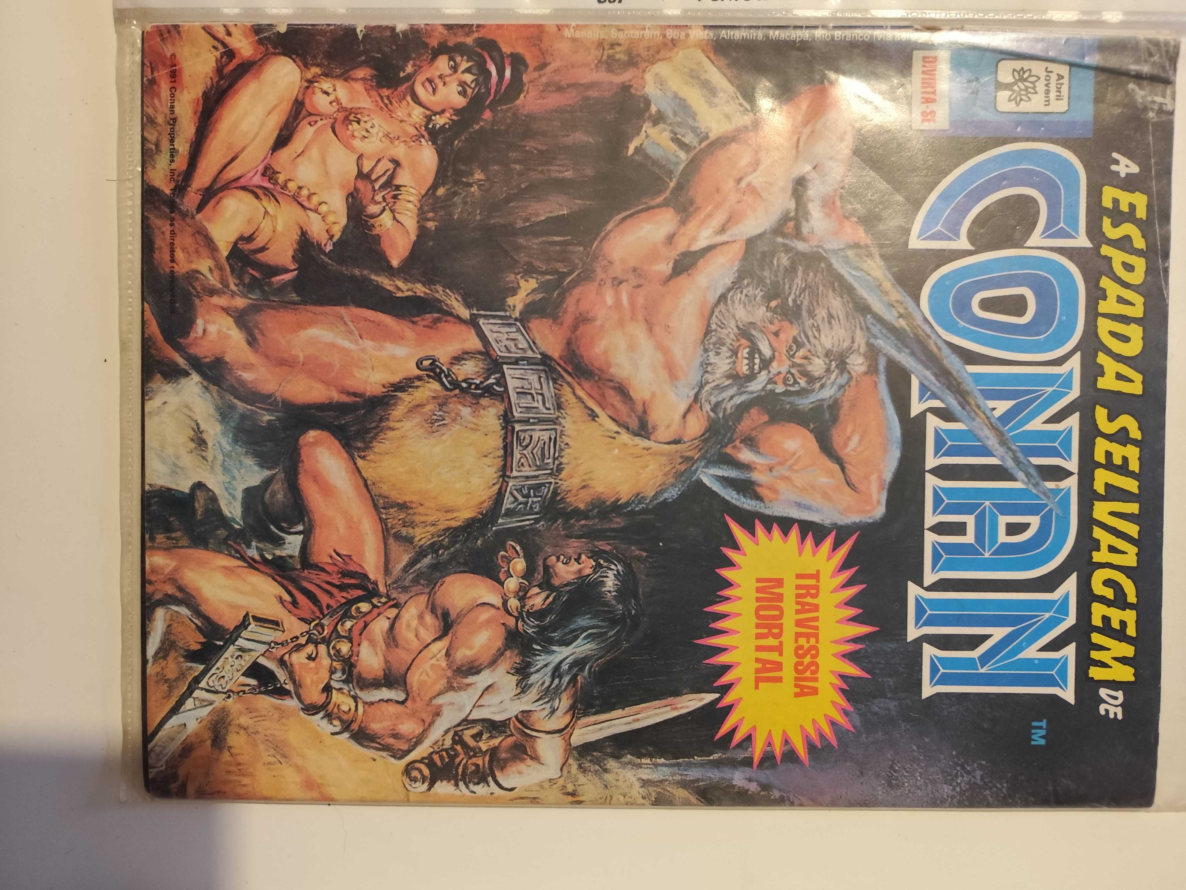 Banda desenha Conan - a espada selvagem (conjunto)