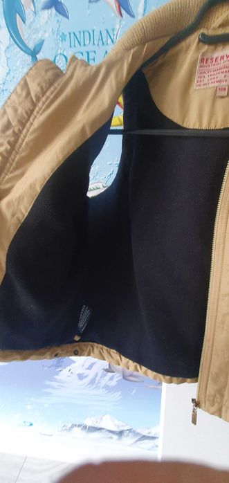 Bezrękawnik Reserved  128, kolor musztardowy