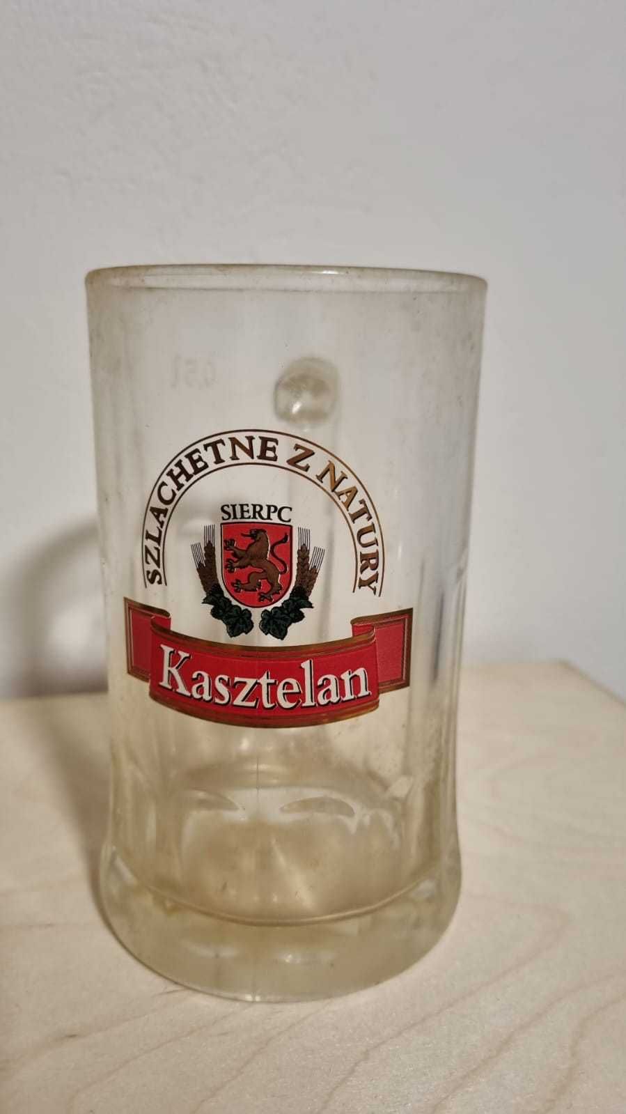 Szklanki piwne, kufle nowe Żywiec oraz Kasztelan