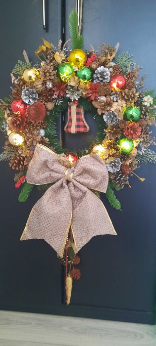 Wianek świąteczny duzy