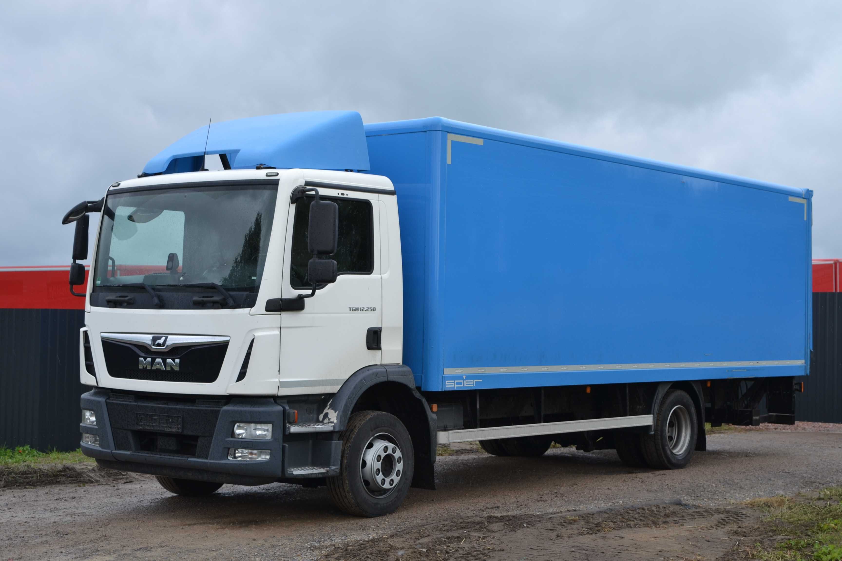 Kontener 18 palet Winda 1500 kg Izoterma MAN TGL TGM Atego Midlum LF