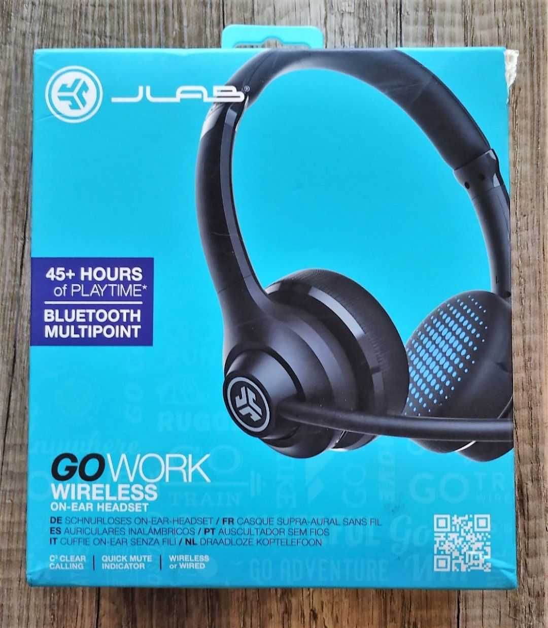 Słuchawki bezprzewodowe nauszne JLab Audio GO WORK