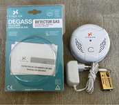 Detetor Gás + Pilha 9V + Alimentador 220V