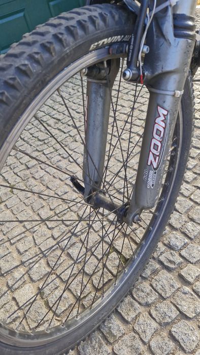 Bike travel downhill