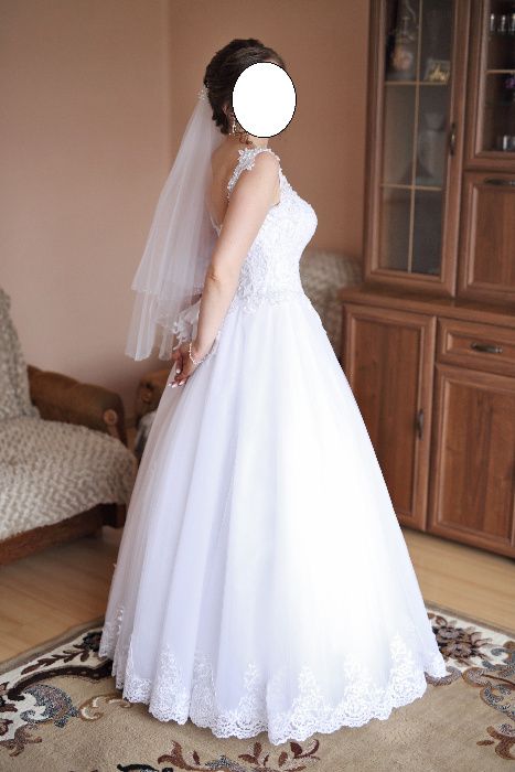 PIĘKNA Suknia ślubna Princessa Rozmiar 38-40