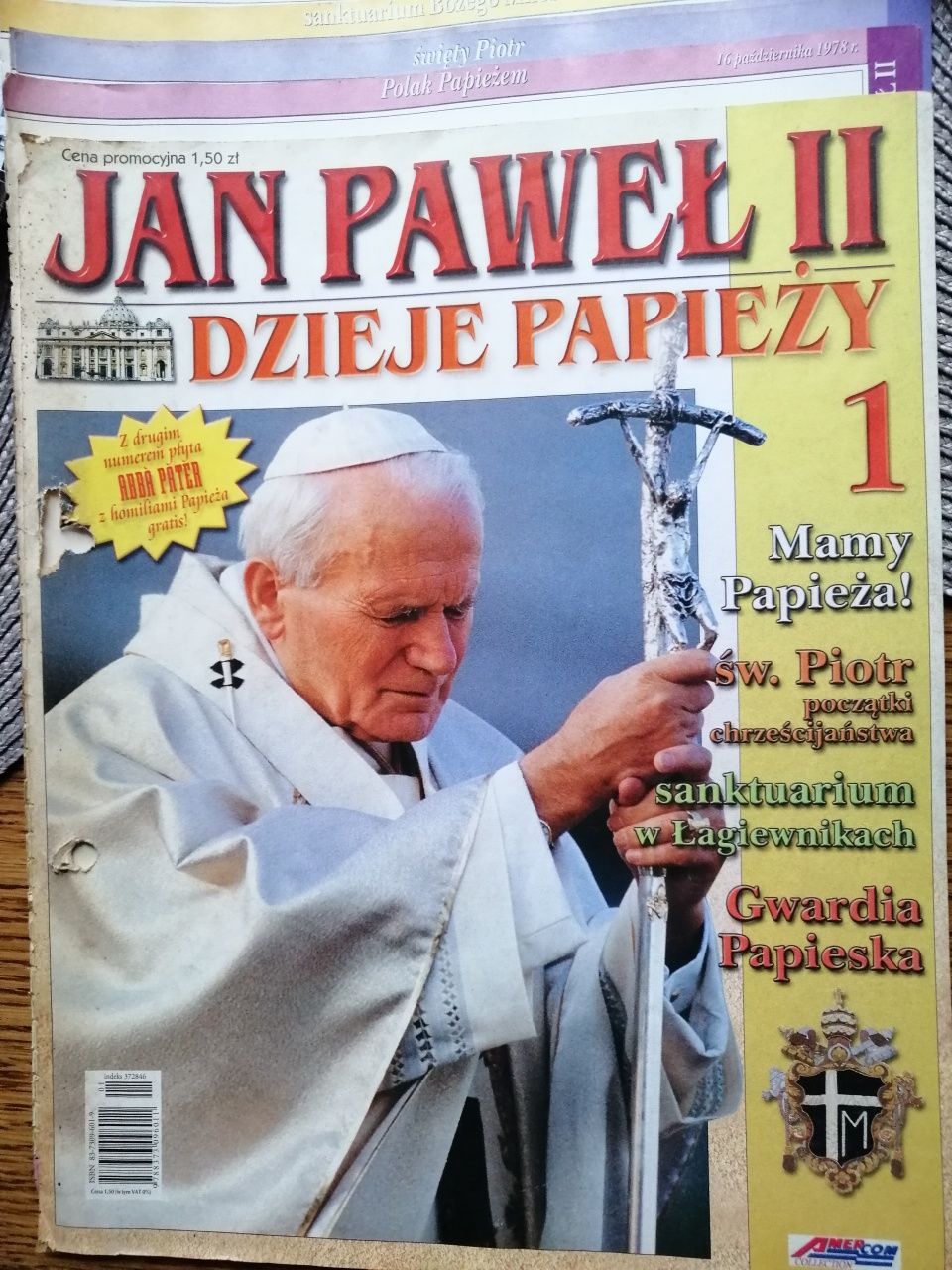 Kolekcja do segregatora dzieje papieży Jan Paweł II