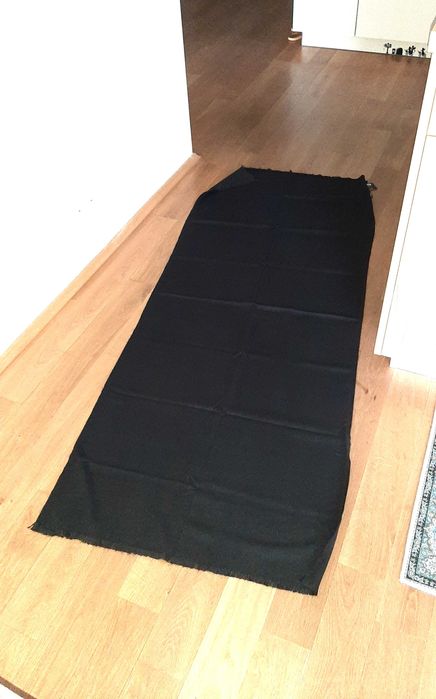 czarny szal chusta na prezent