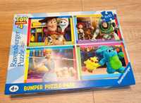 Puzzle Ravensburger 4w1 Toy Story 4 4x42 el. Disney Pixar 4+ + Gratis