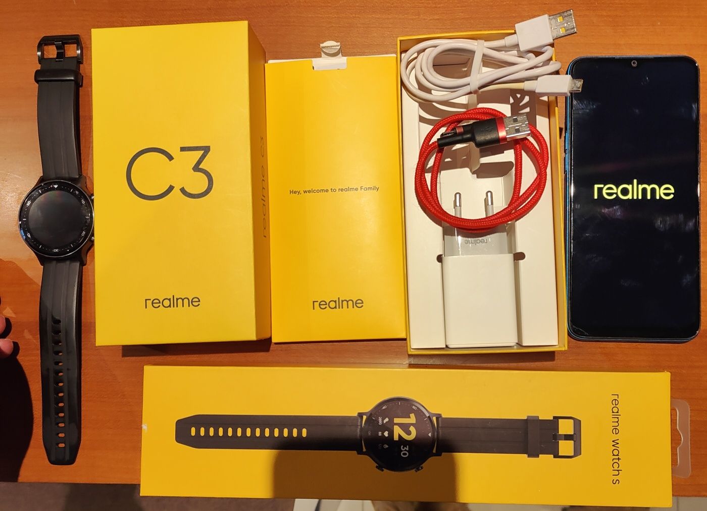 Kit Realme C3 + Watch S