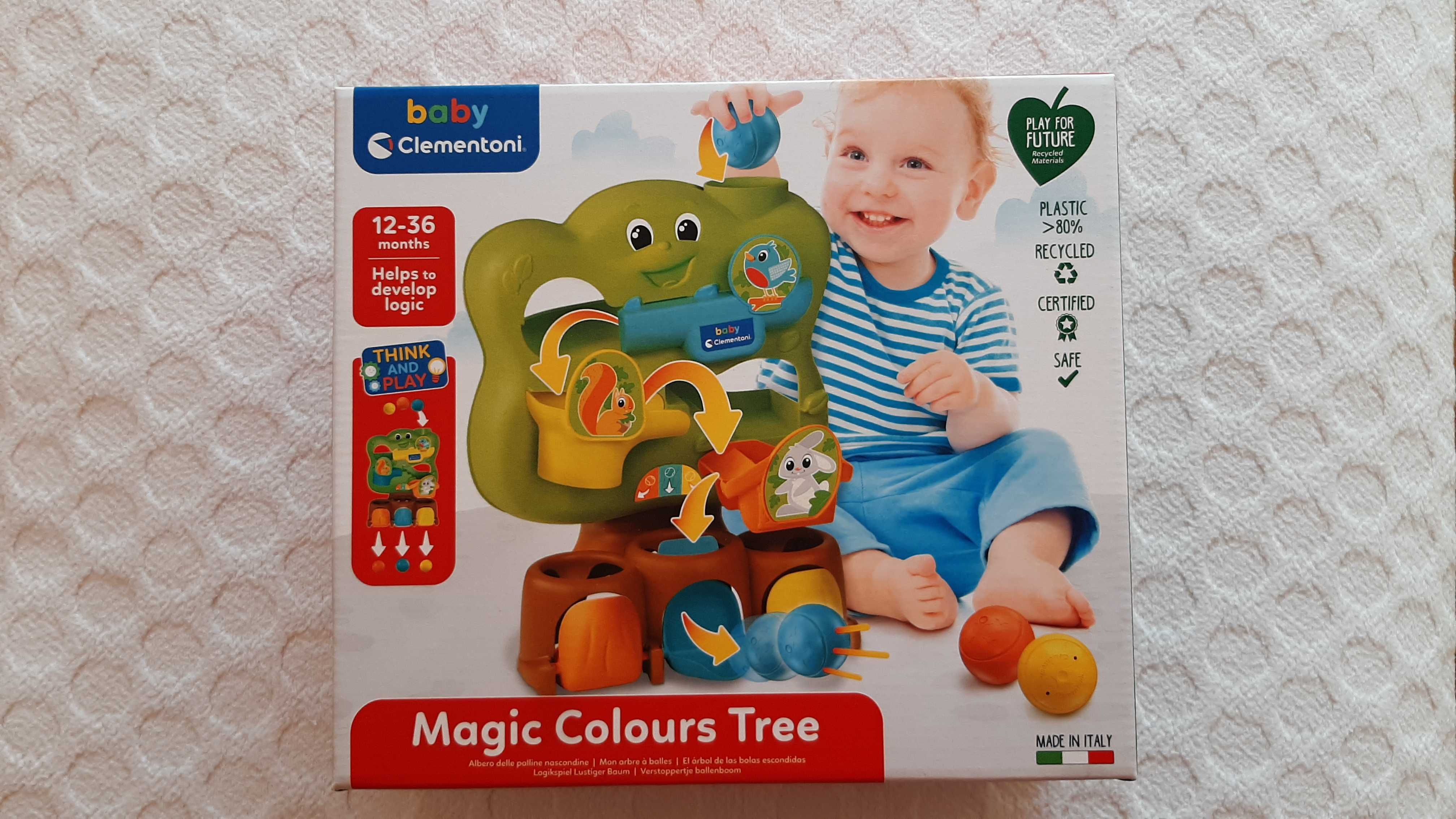 Brinquedo de bebé Clementoni Magic Colours Tree - NOVO