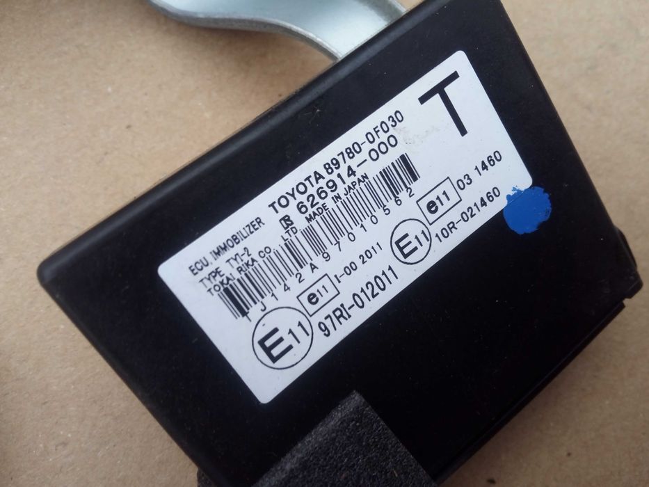 TOYOTA VERSO 09-18 1,6 valvematic komputer zestaw sterownik