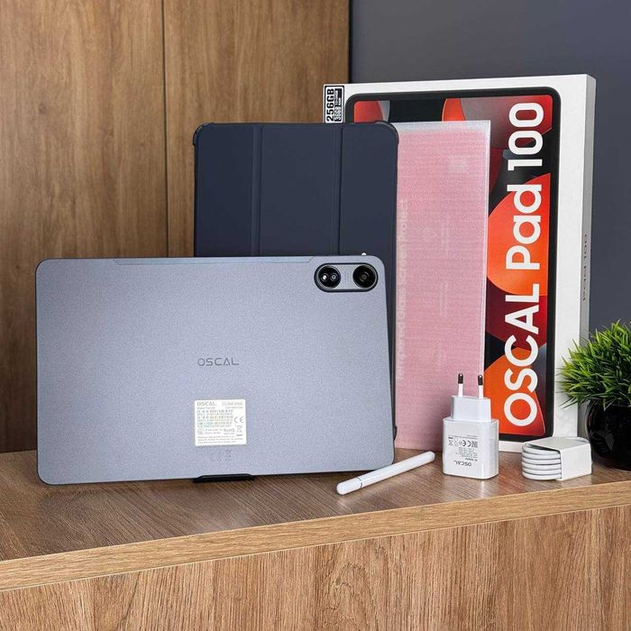 Планшет Oscal Pad 100 12/256GB LTE Gray + чохол, стилус і скло Купити