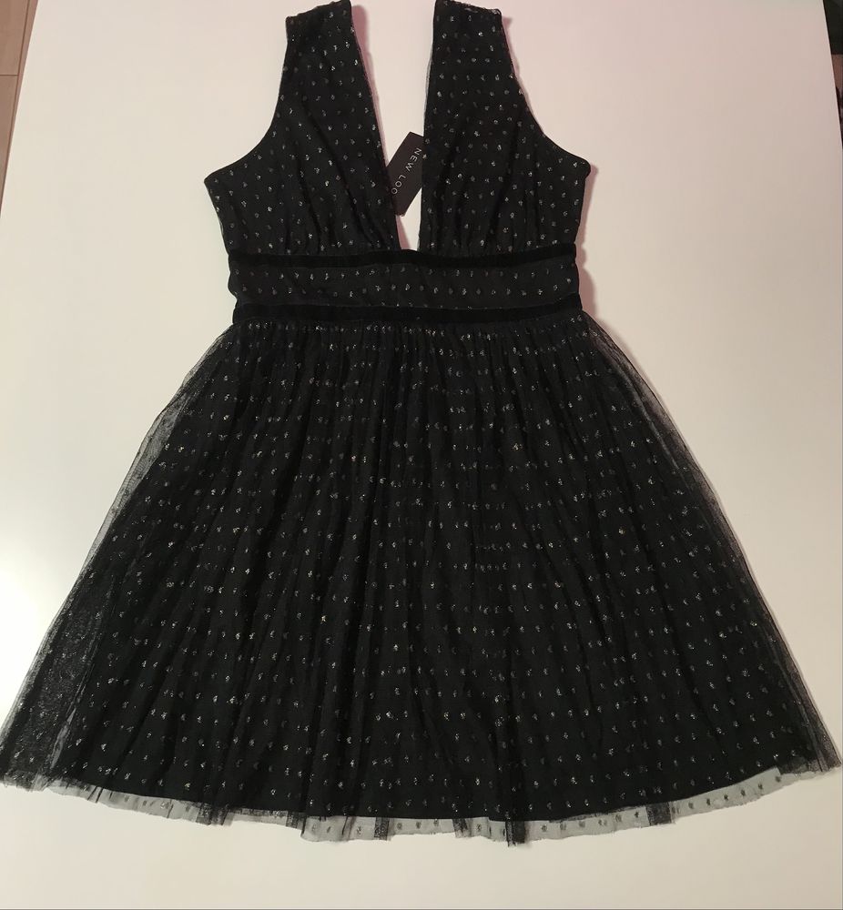Чорна вечірня сукня, новорічна сукня фірми New look