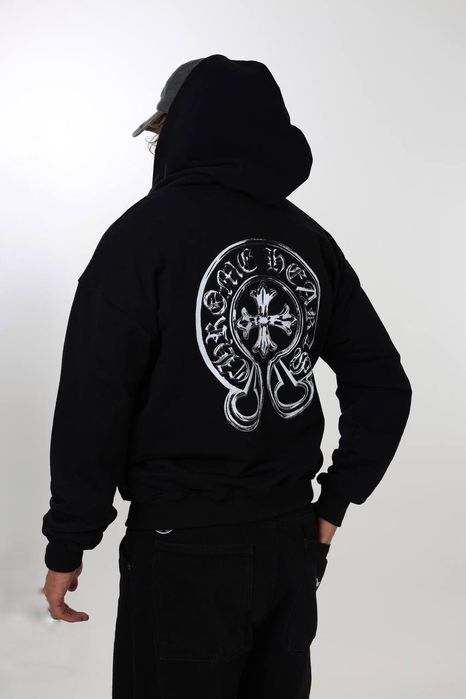 CHROME hearts malibu zip-hoodie
