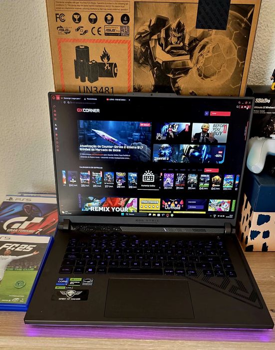 Portátil asus strix G16 i9-13980HX NVIDIA RTX 4070