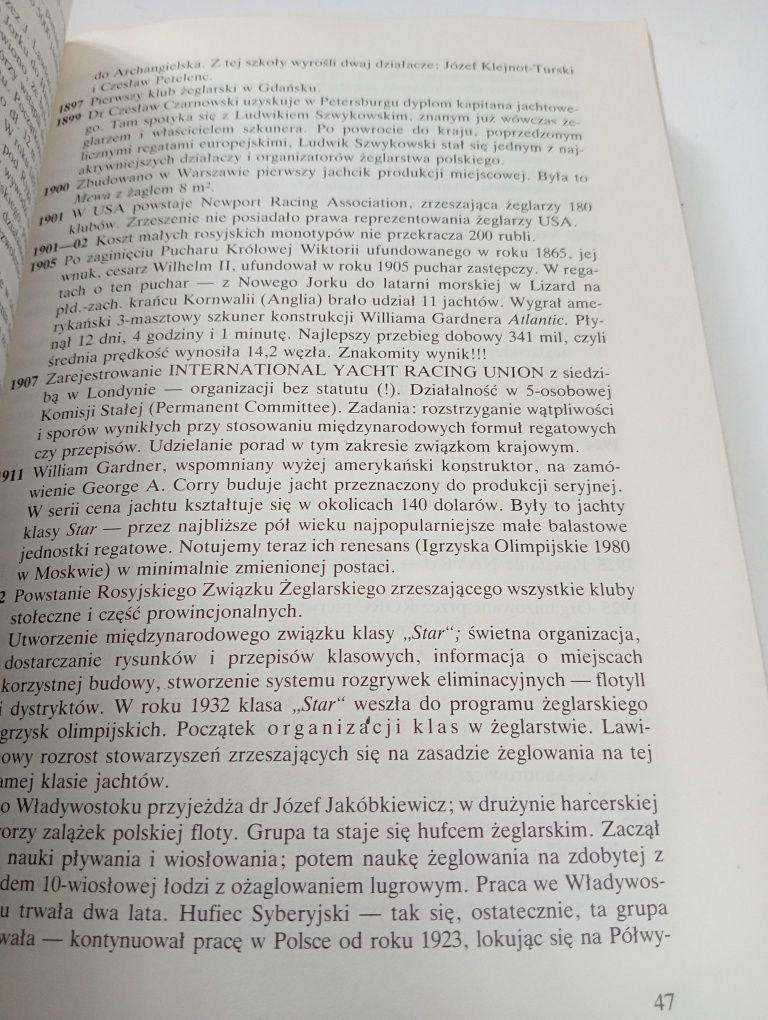 Żeglarstwo Sternik jachtowy Stefan Wysocki