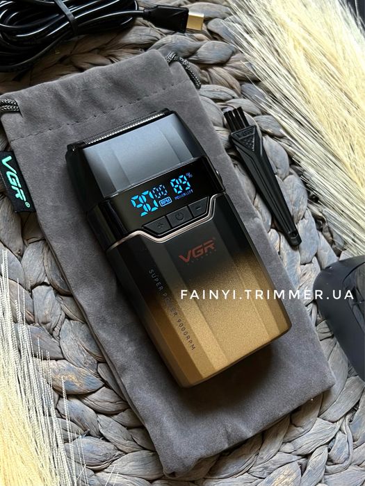 ‼️АКЦІЯ‼️Шейвер для гоління та стрижки VGR EliteShave бороди під нуль