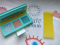 Tanio! Nowa! SEPHORA Mini Mix Palette paleta 3 cieni do powiek TURKUSY