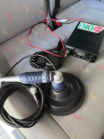 CB radio president teddy + antena serio turbo 98cm, 1 wlasciciel