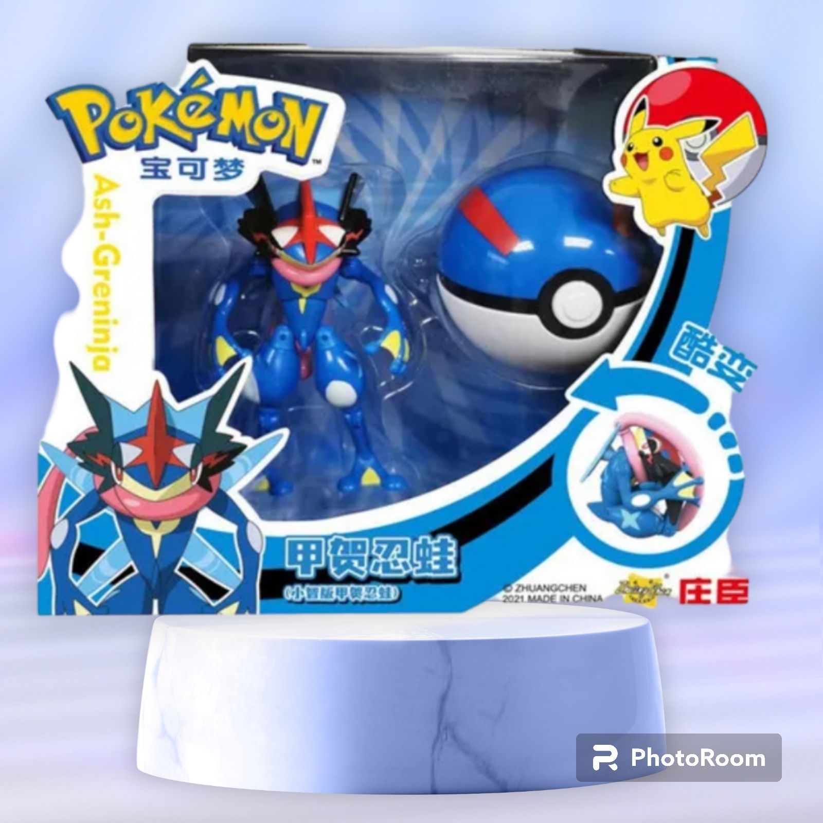 Super zestaw pokemon składana figurka oraz PokeBall