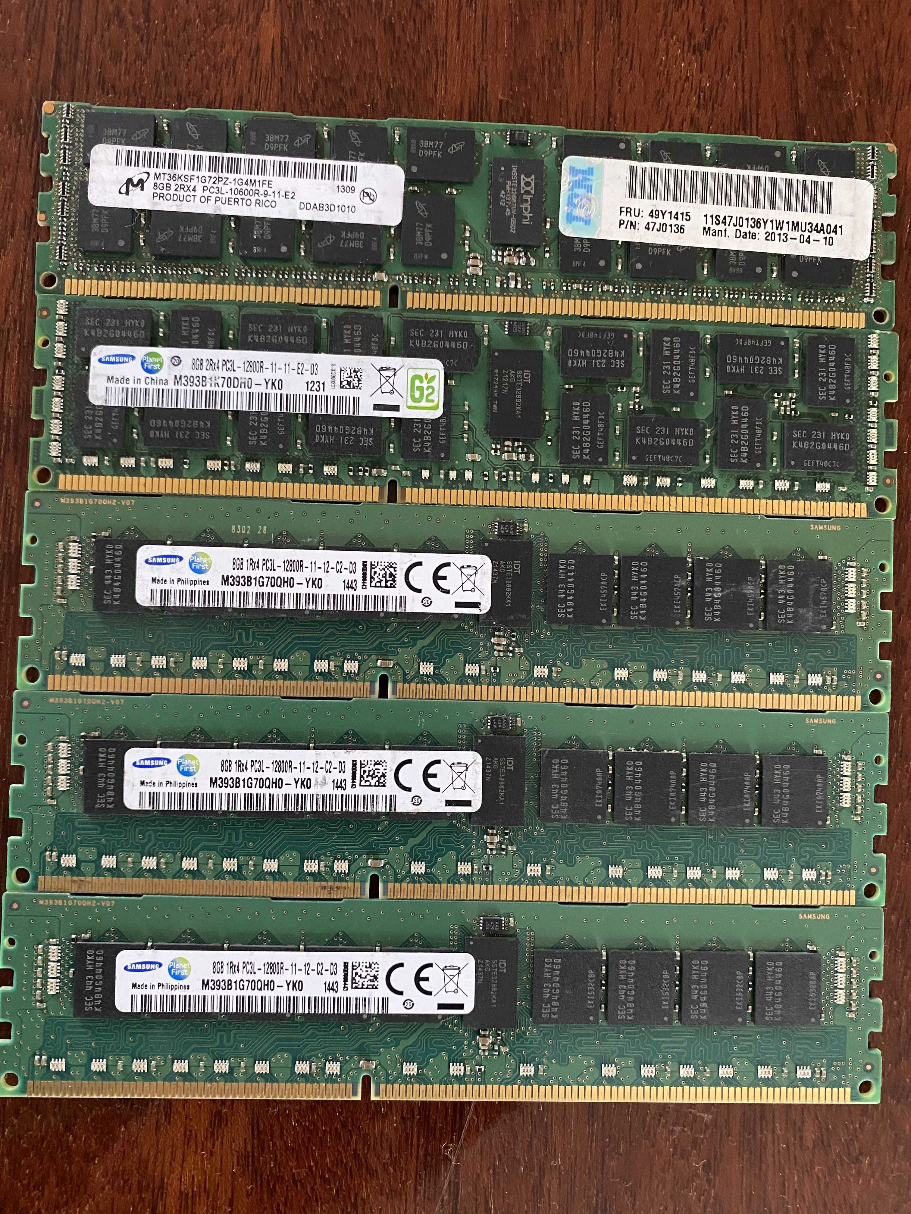Серверна оперативна пам'ять DDR3 DDR4 8Gb 16Gb ECC REG ОЗУ ОЗП HUANAN