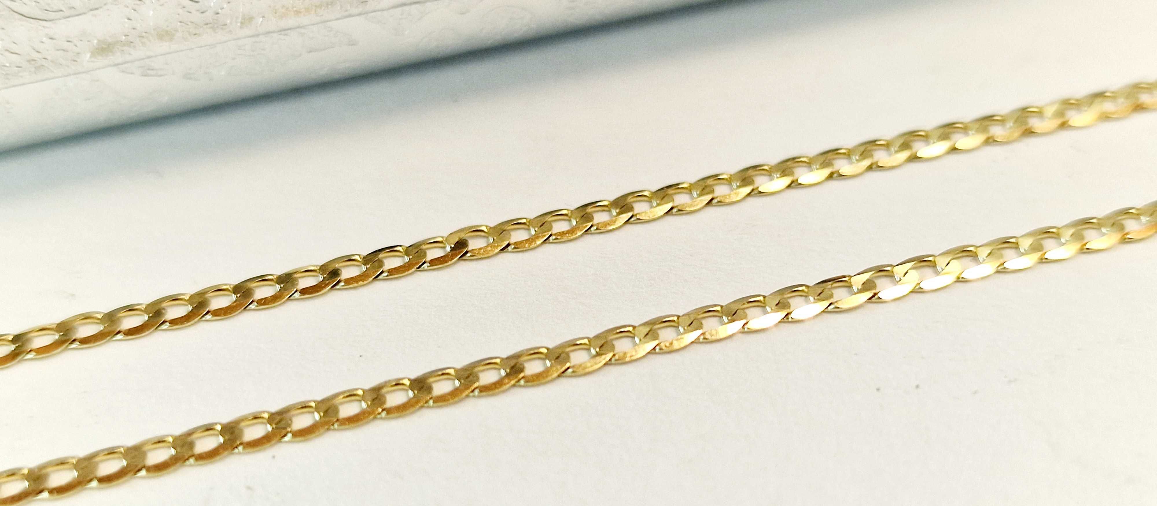 Złoty łańcuszek PR 585 Pancerka 45cm /SZ