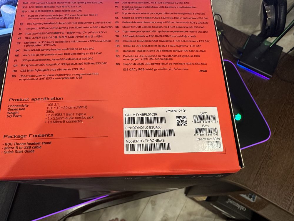 Клавиатура Corsair K95 RGB Platinum Cherry MX Speed RUS-UA