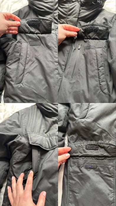 Жіноча парка пуховик Everest розмір S чорна