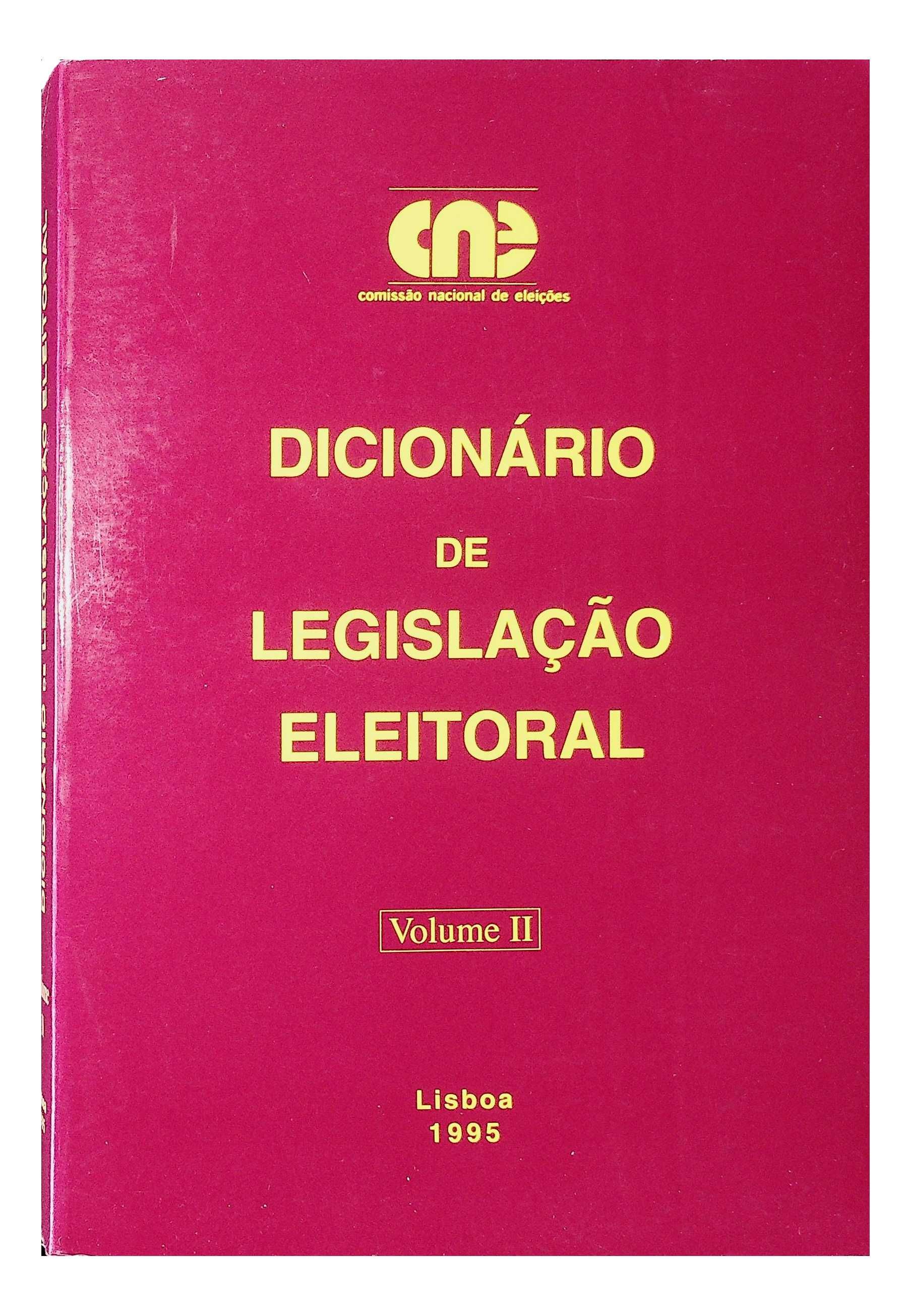 Dicionário de Legislação Eleitoral