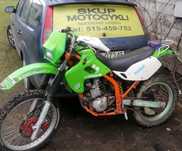 Kawasaki klx 250 klx250 części koło lagi wydech gaźnik zacisk silnik