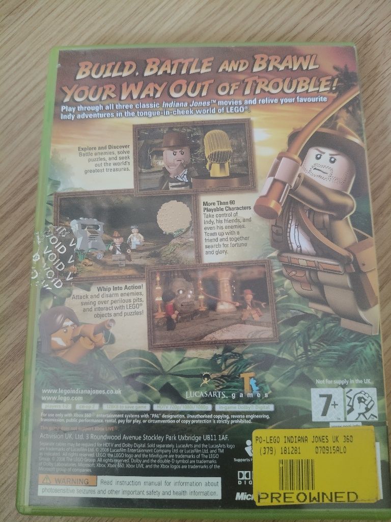 Indiana Jones Xbox 360