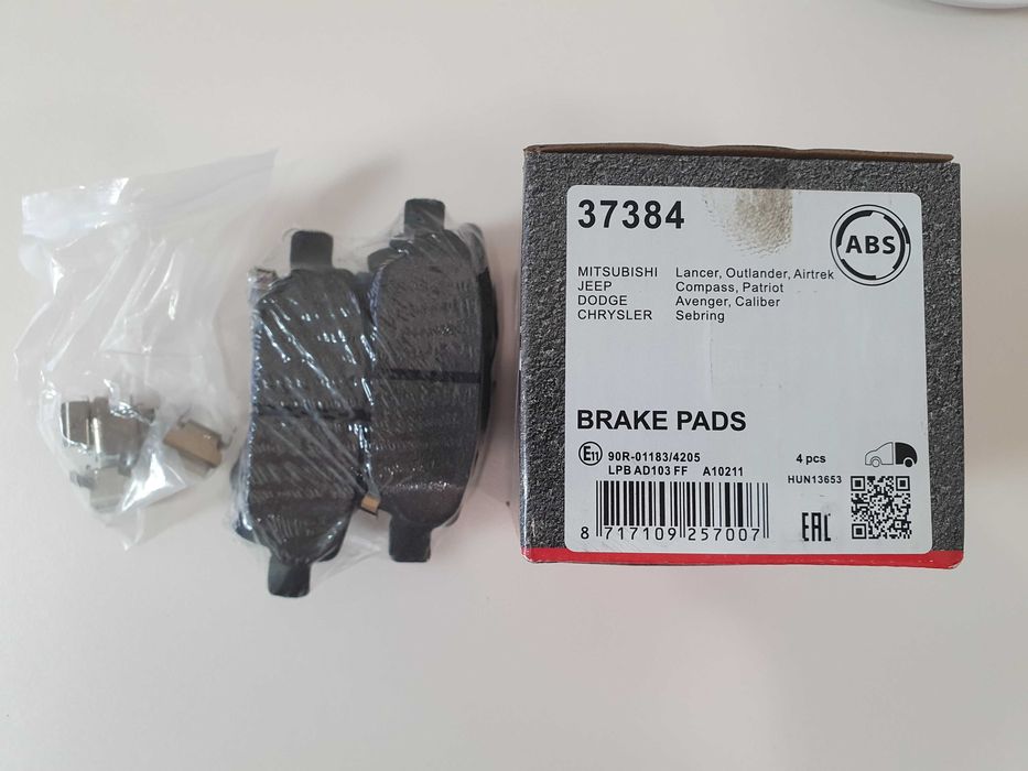 Колодки гальмівні задні  ABS 37384 Mitsubishi Lancer Outlander JEEP