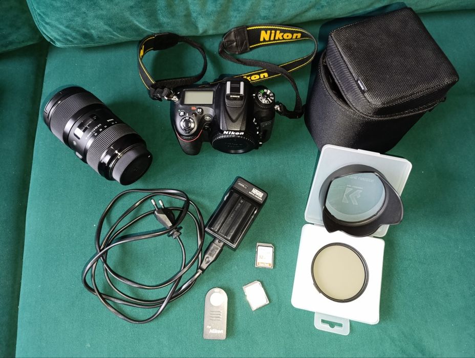 Lustrzanka Nikon D7200 + obiektyw Sigma ART 18-35 F/1.8