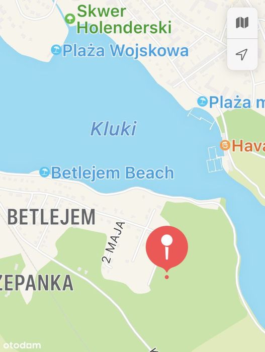 Działka budowlana nad jeziorem o powierzchni 2467 m2